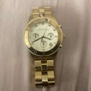 Marc By Marc Jacobs gold stainless steel watch